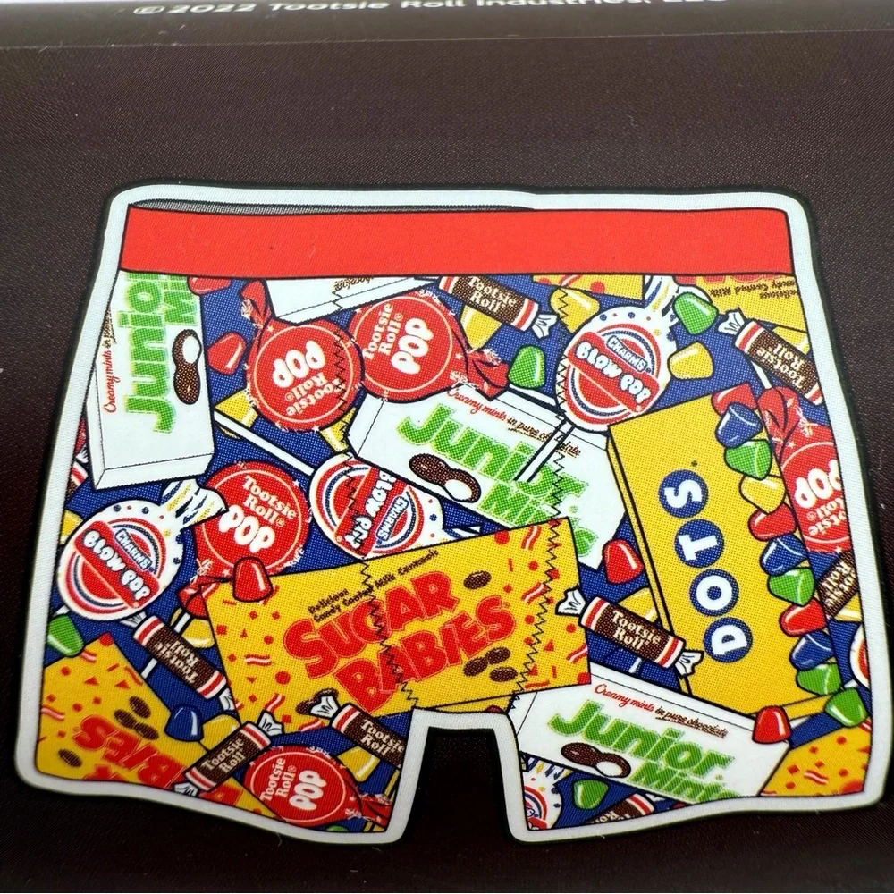 Tootsie Roll Pop Candy Boxer Briefs Mens Medium Underwear Dots Junior Mints Gift